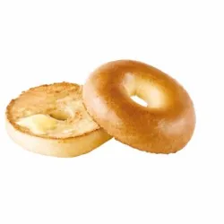 Bagel with butter
