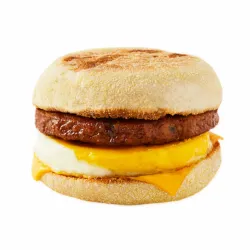 Veggie Sausage, Egg & Cheese Muffin