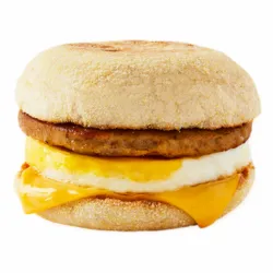 Sausage with Egg & Cheese Muffin