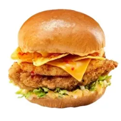 Tims® Nacho Chilli Cheese Crispy Chicken Sandwich Stack