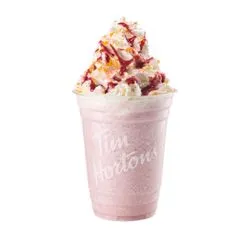 Raspberry & White Chocolate Frappé - Tim Hortons Menu UK